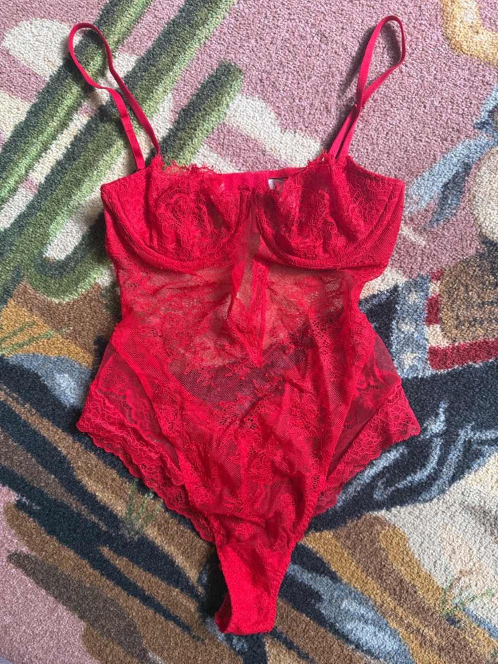 VICTORIA'S SECRET LINGERIE LACE ONE PIECE